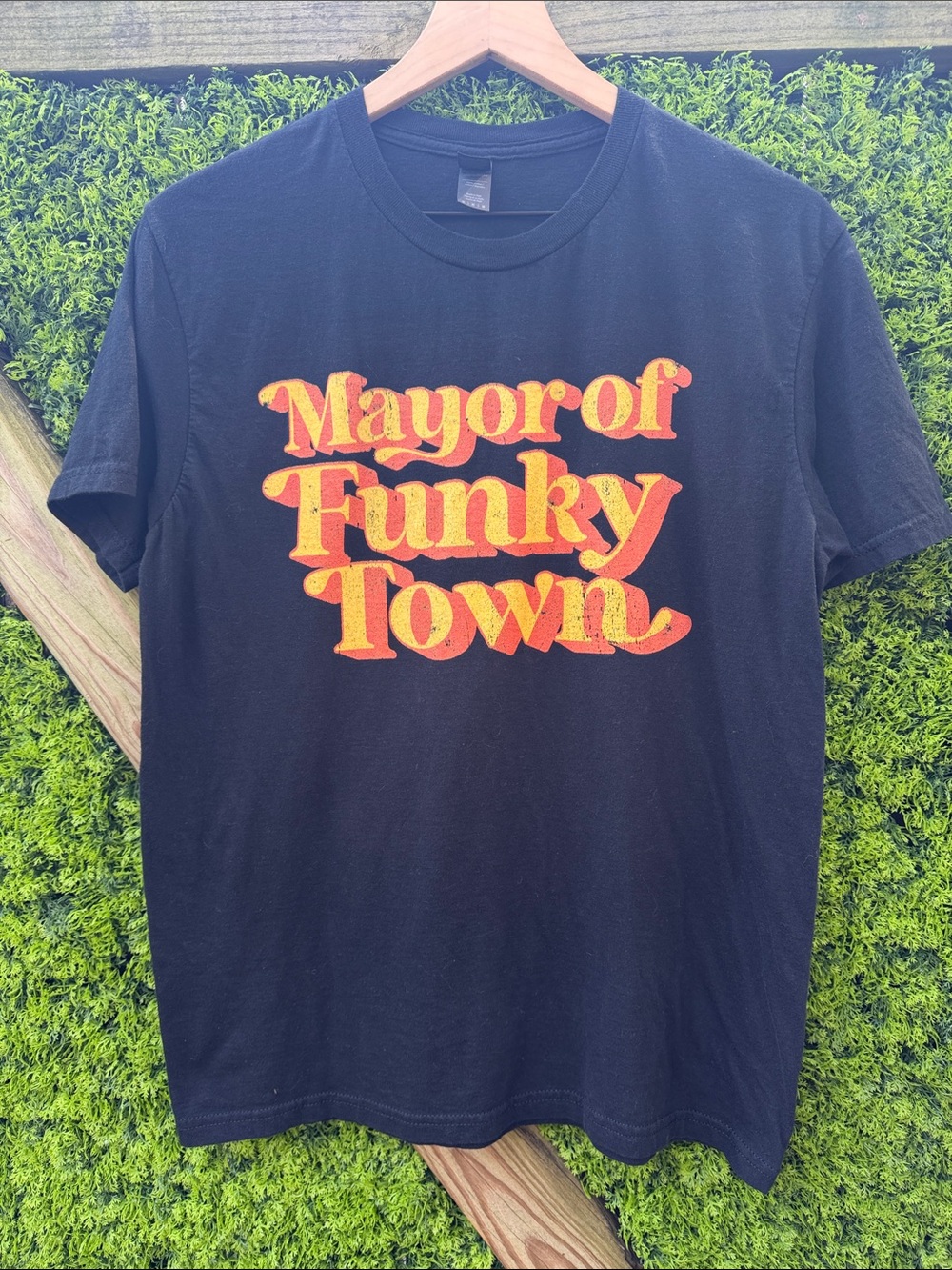 Gildan Retro 'Mayor of Funky Town' Graphic Tee